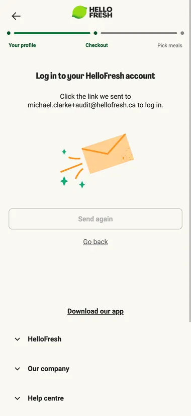 Sign-up step 18 of 21